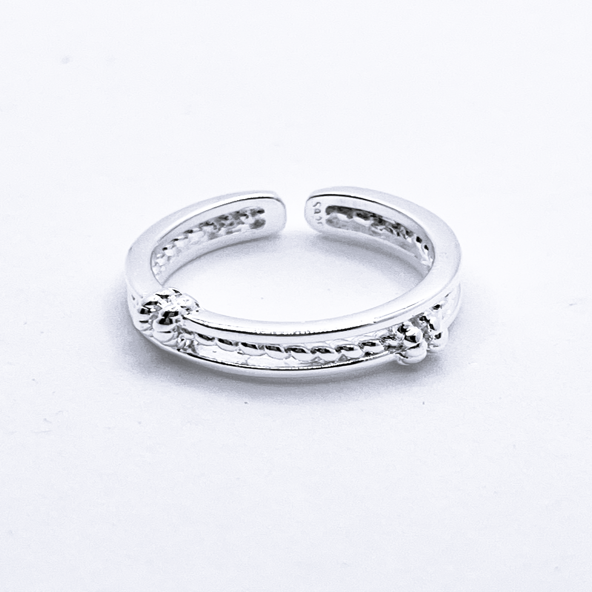 Marina - Adjustable Ring (silver)